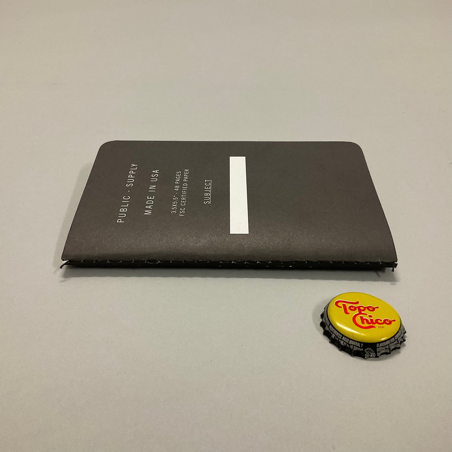 Black Public Supply Notepad