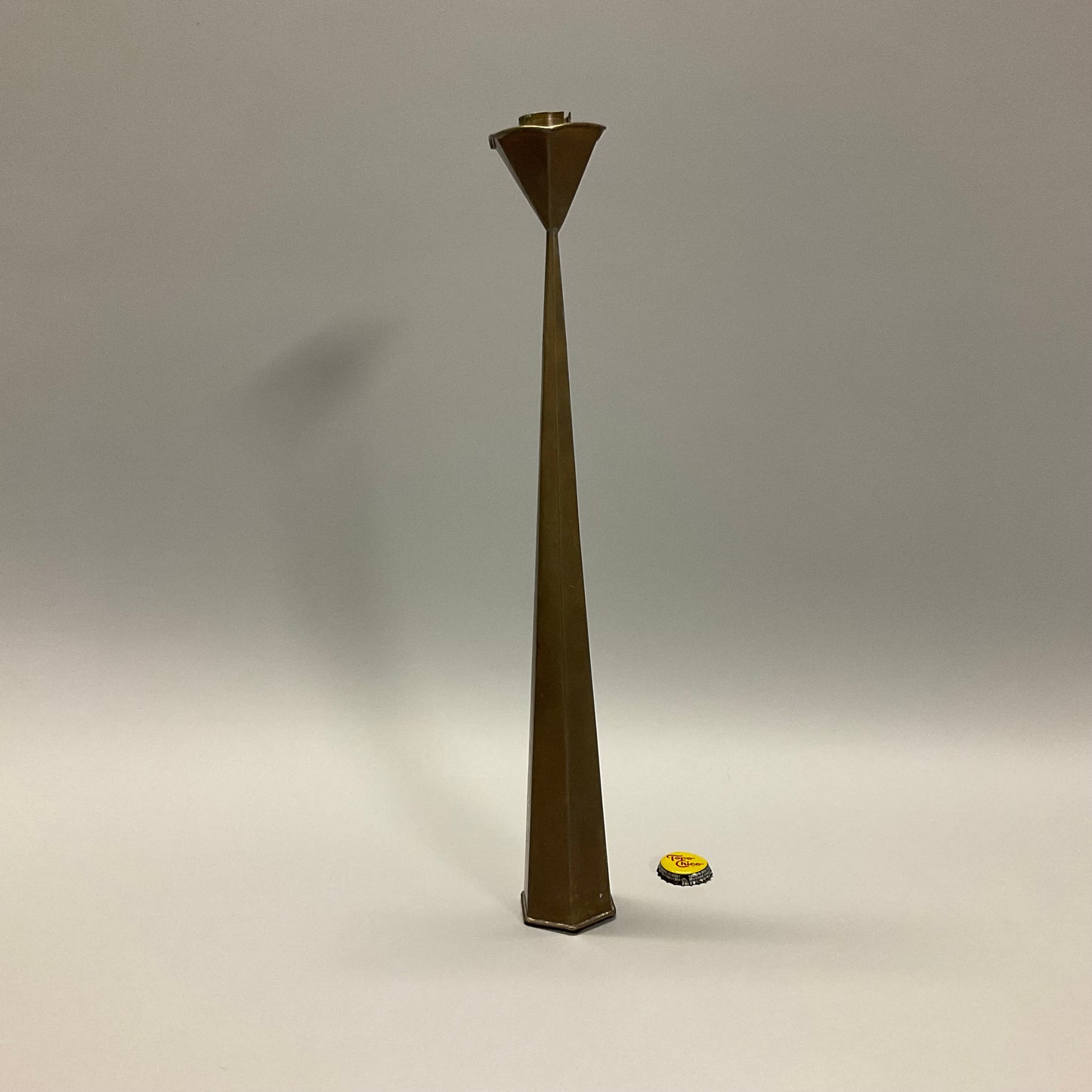 Midcentury Mexican Brass Candles