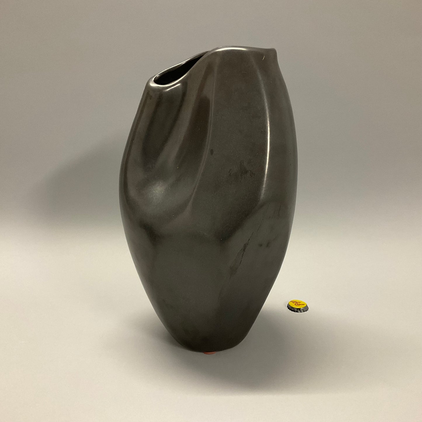 Pinched Black Vases