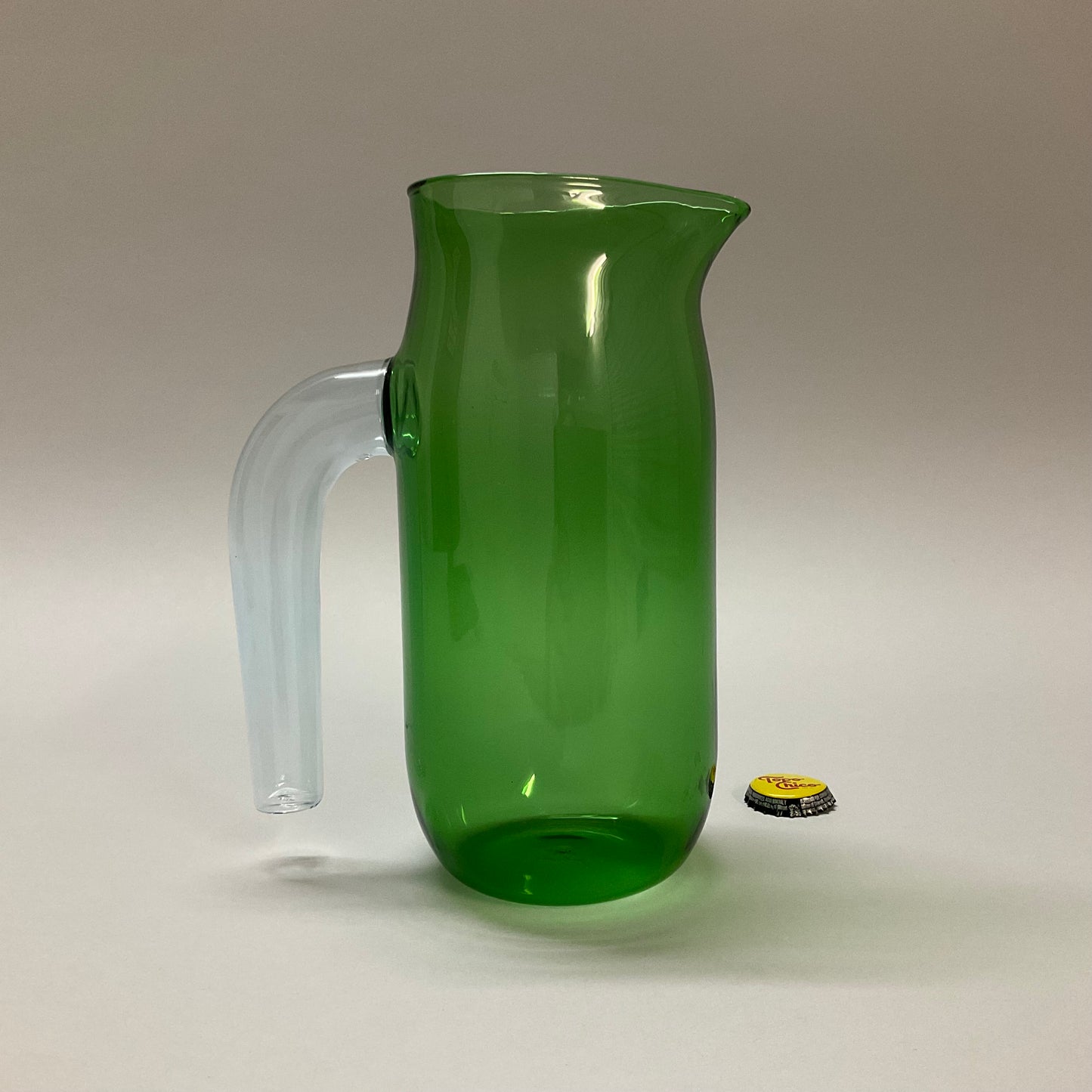 Green Glass Pitcher