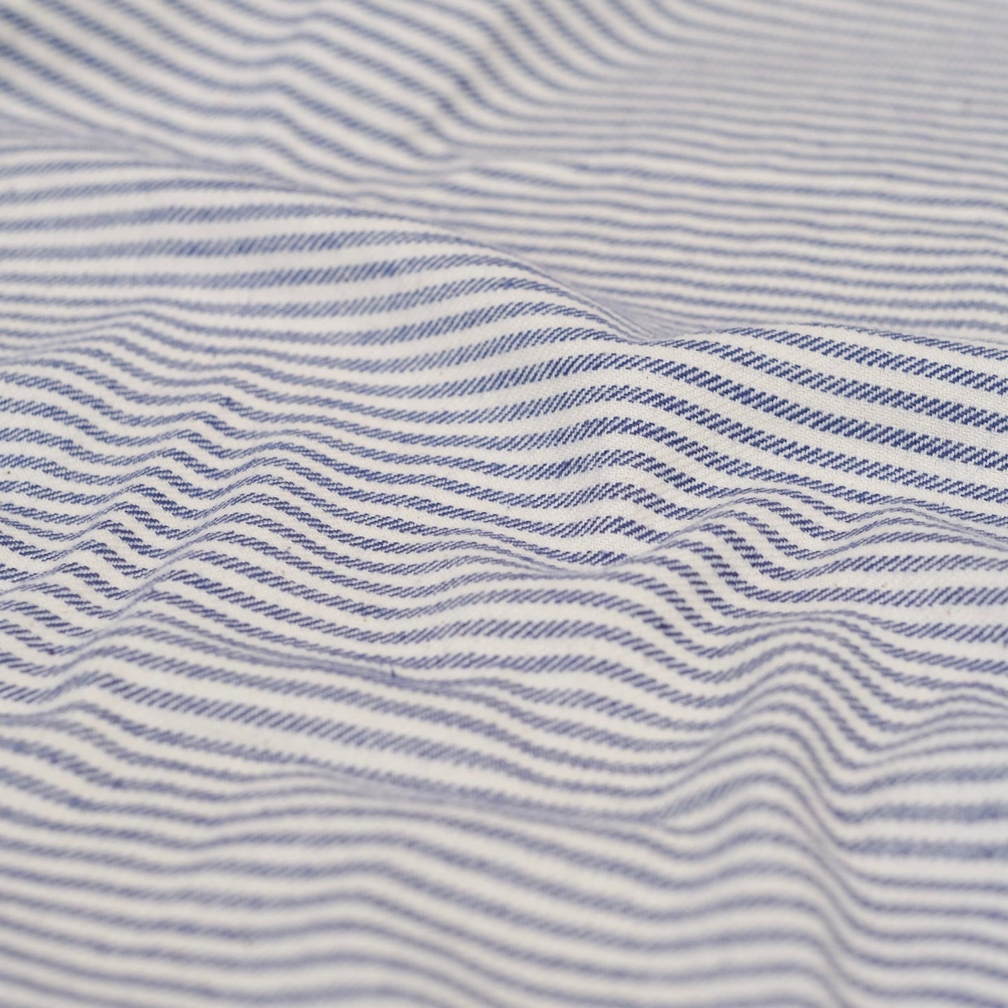 Navy and White Striped Towel