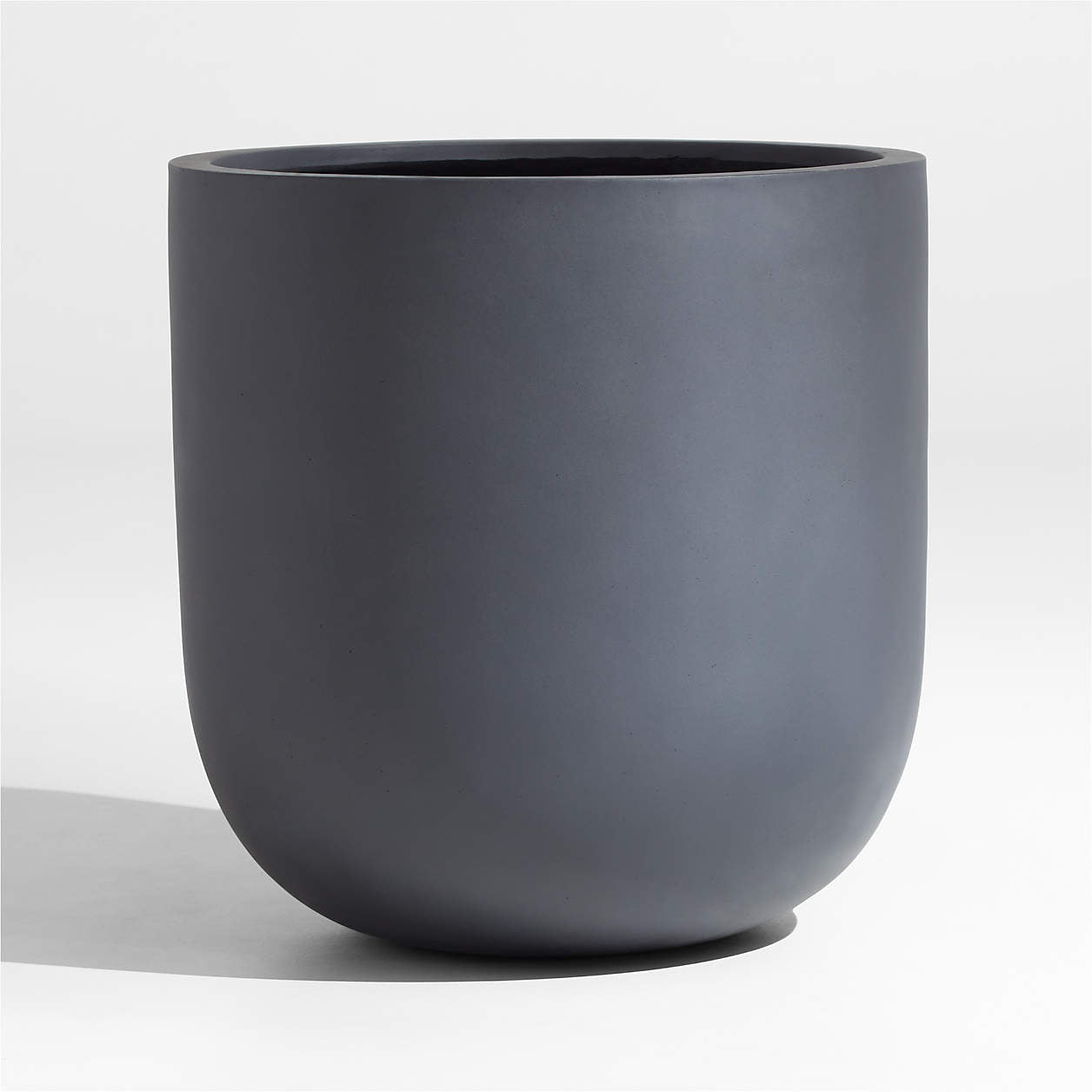 Large Dark Gray Planter