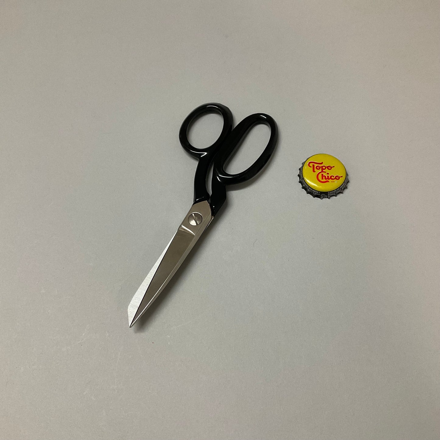 Black Bent Handle Scissors