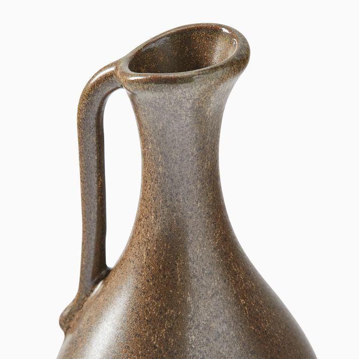 Small Brown Pitcher Vase