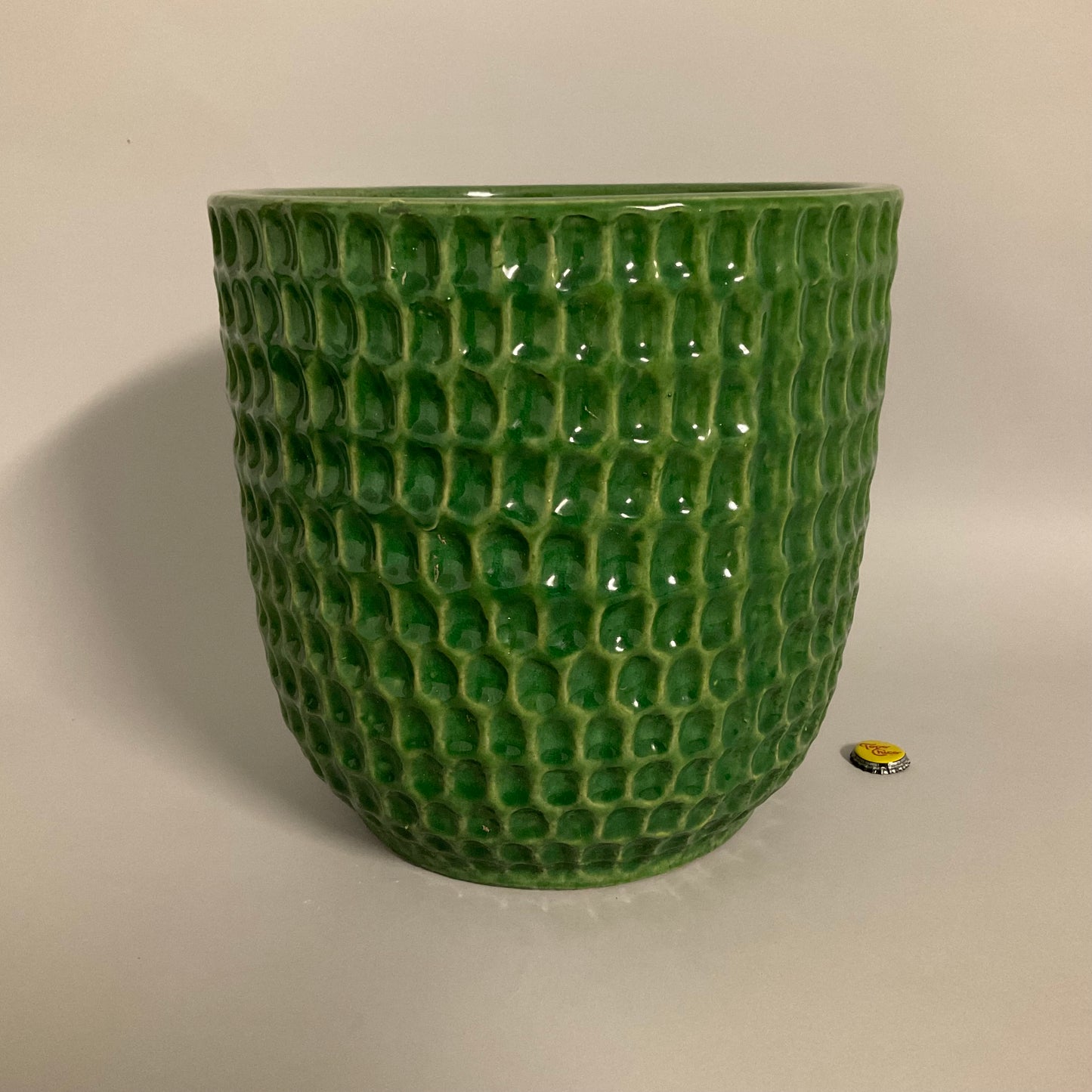 Large Green Patterned Planter