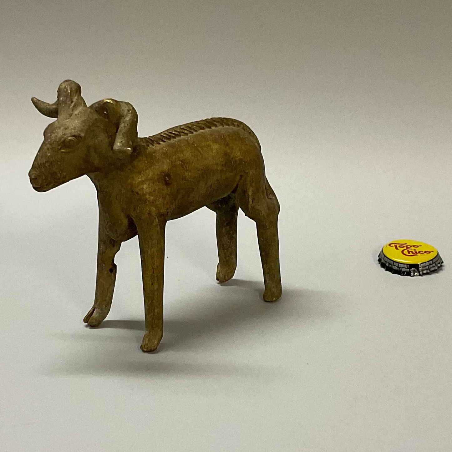 Vintage Brass Goat