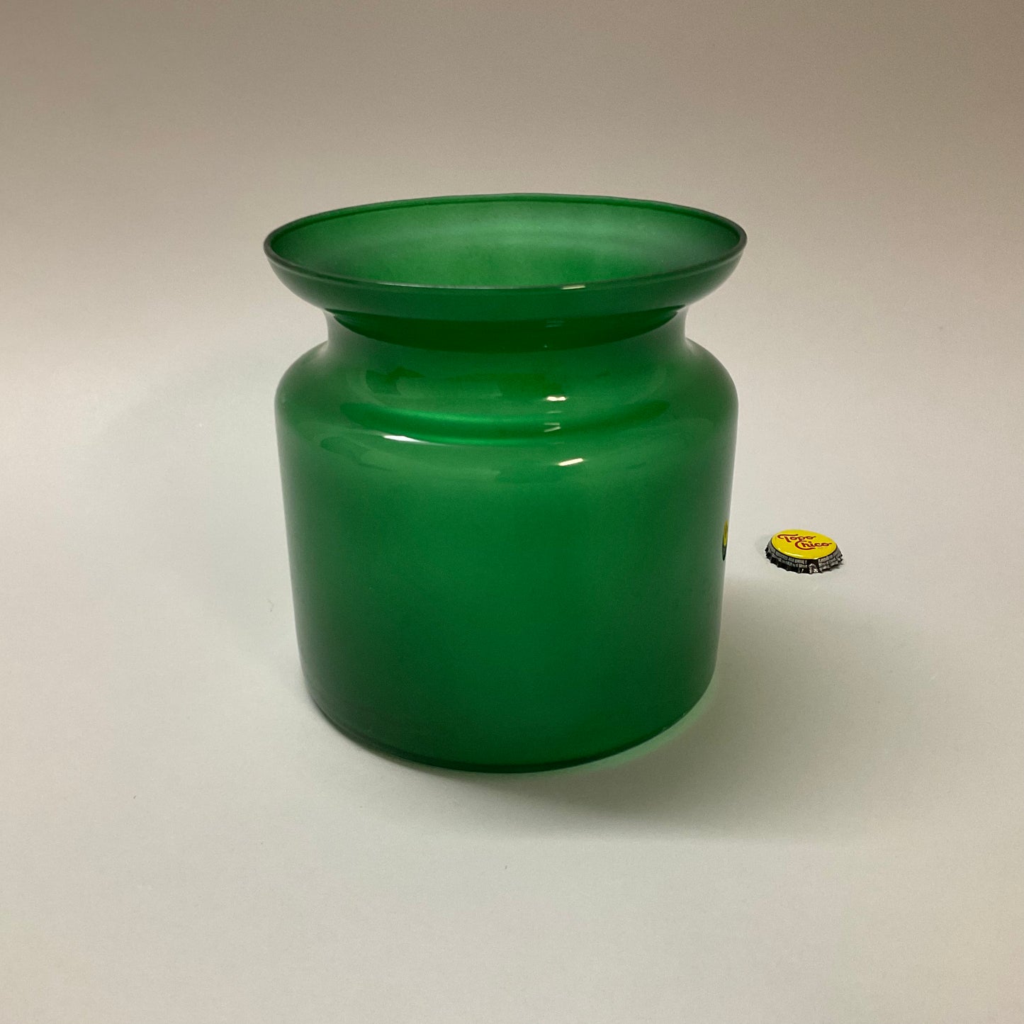 Green Glass Jar