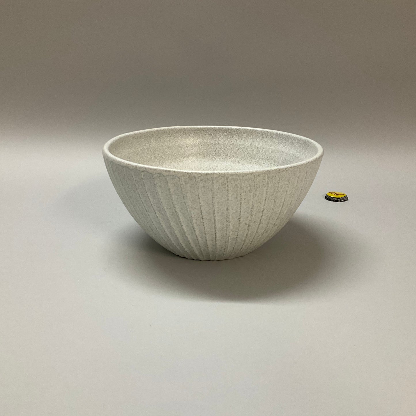 Gray Fluted Mixing Bowls