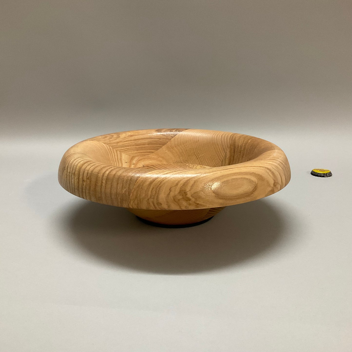 Wood Bubble Rim Bowl