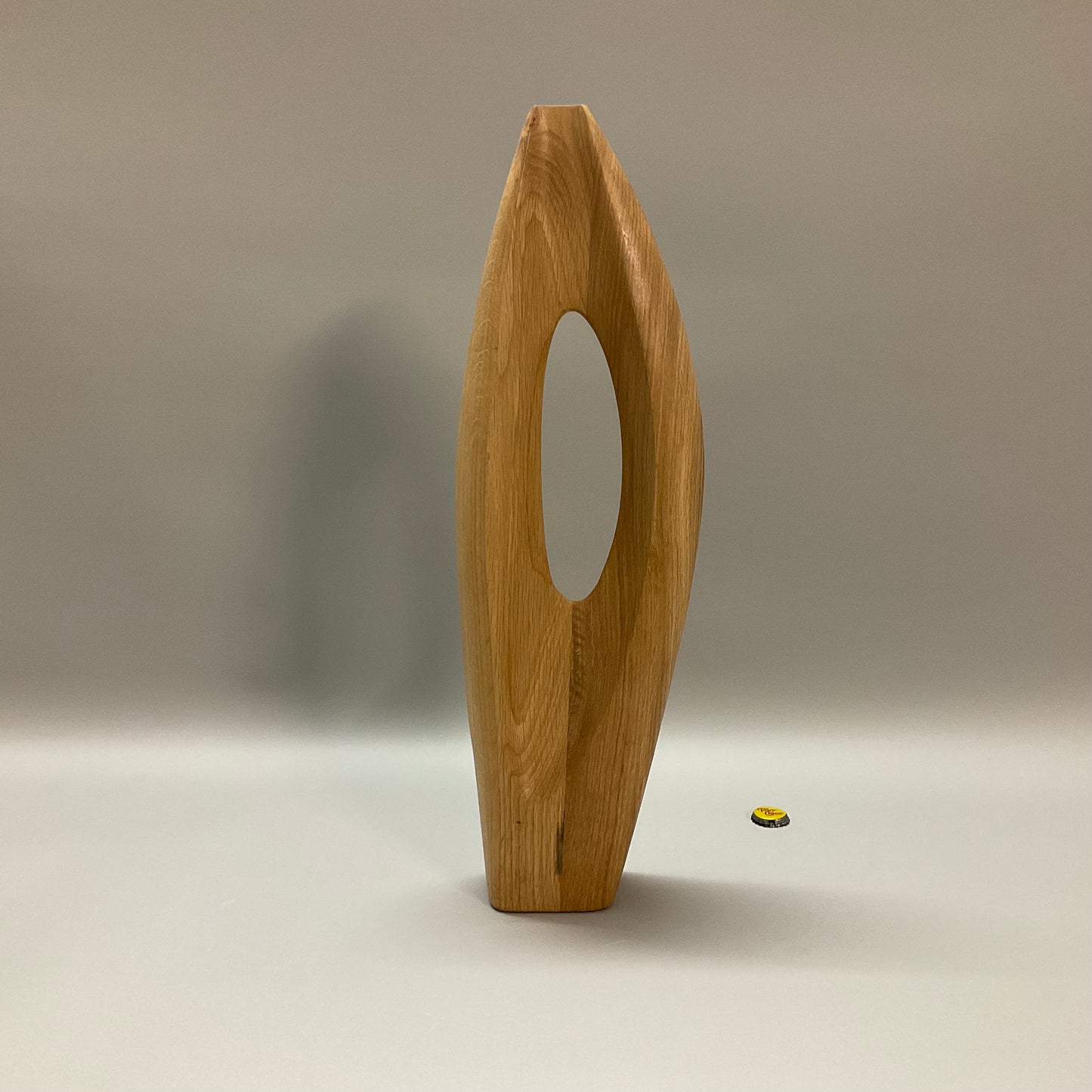 Light Oak Wood Decorative Sculpture