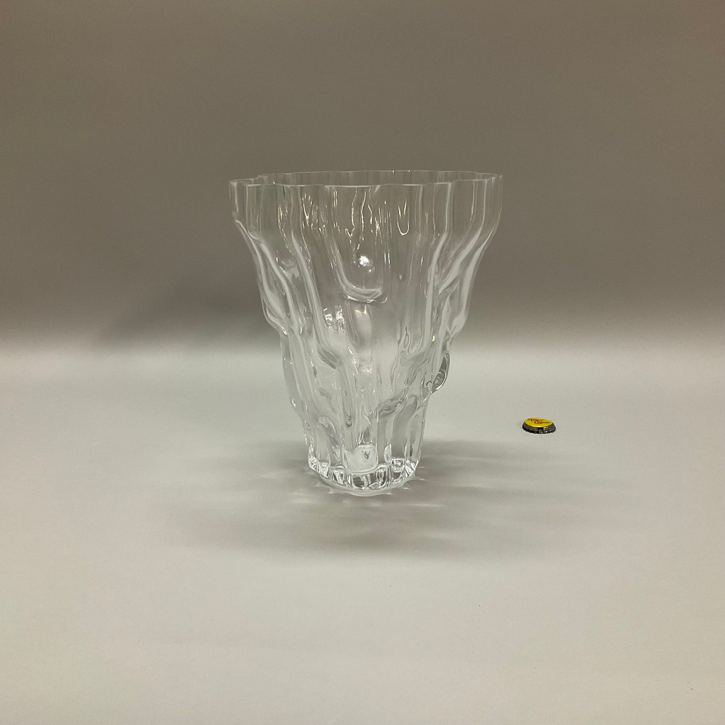 Textured Glass Vase