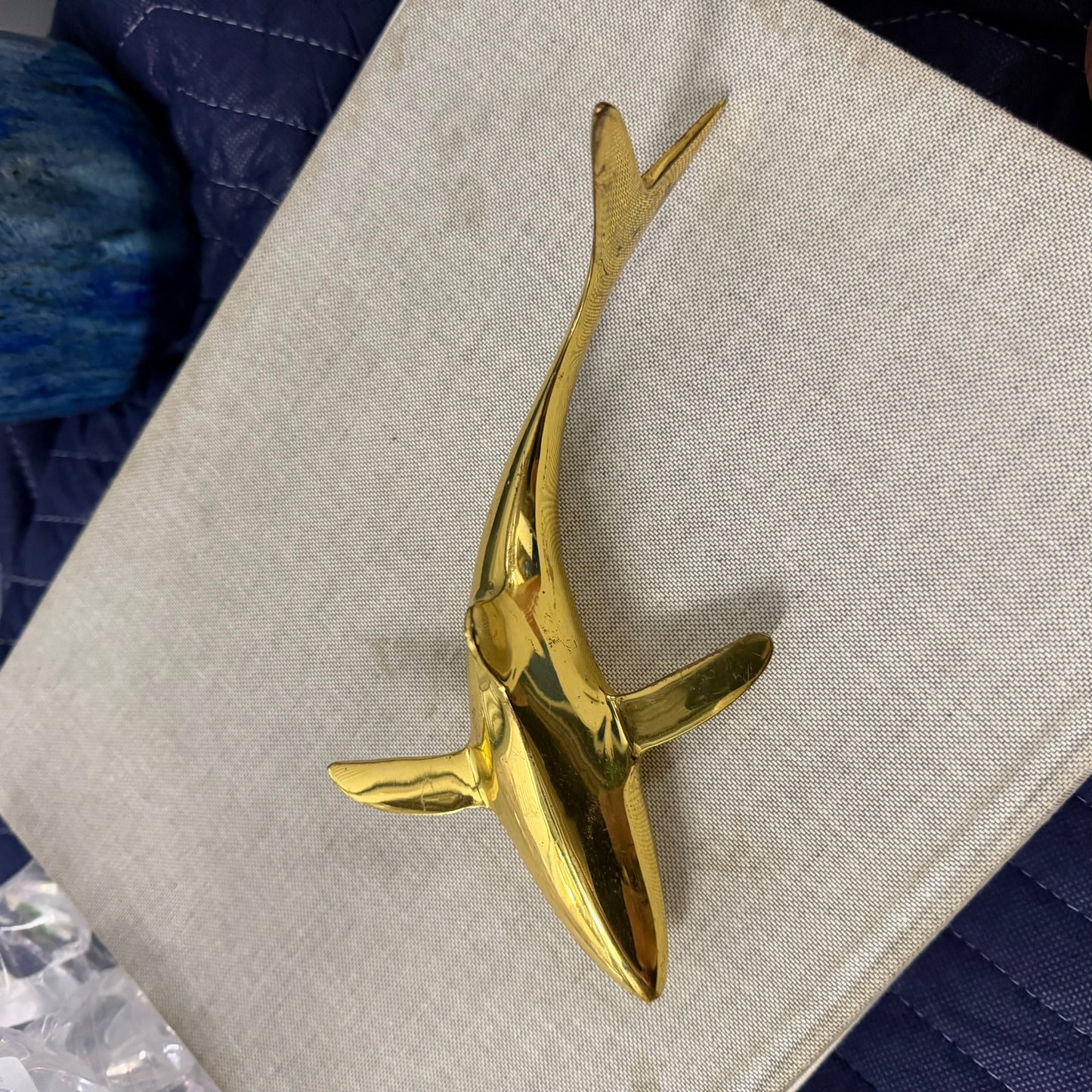 Brass Shark Figure
