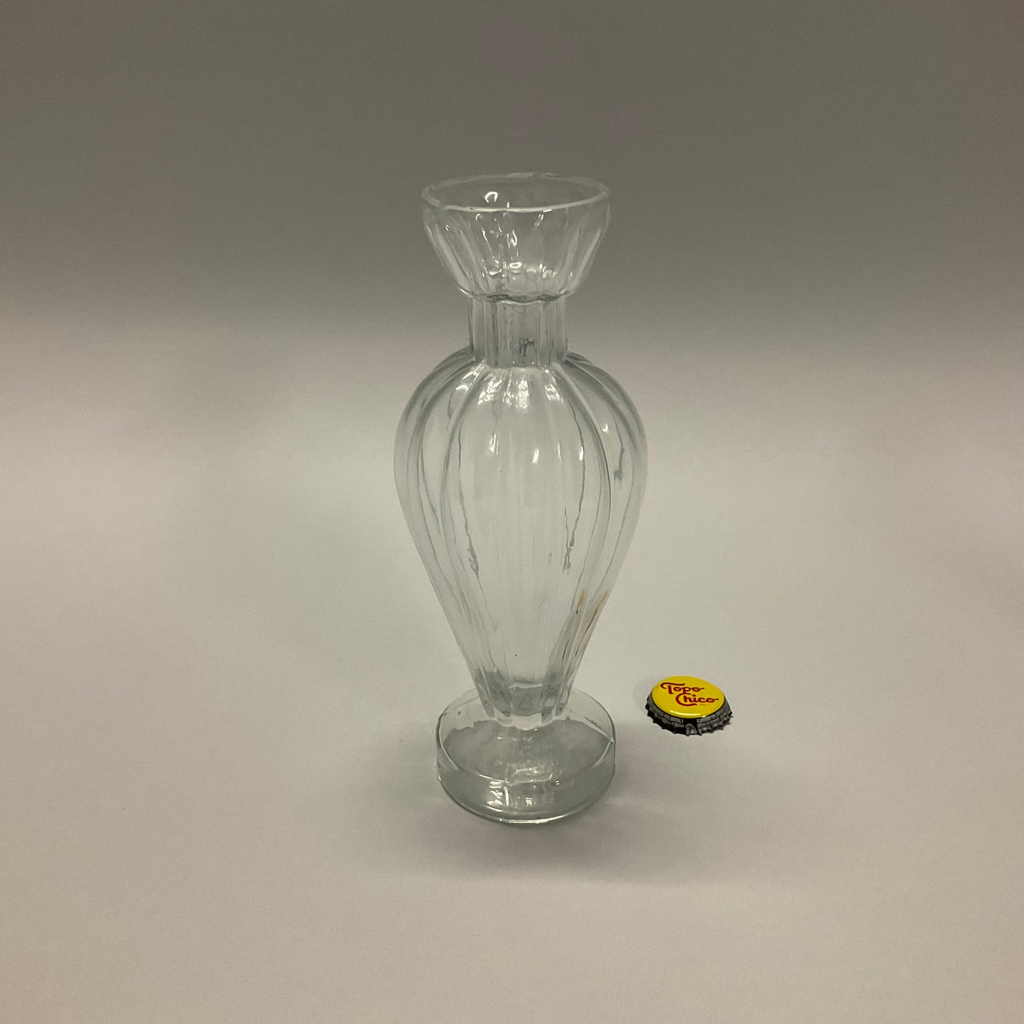 Small Fluted Glass Vase