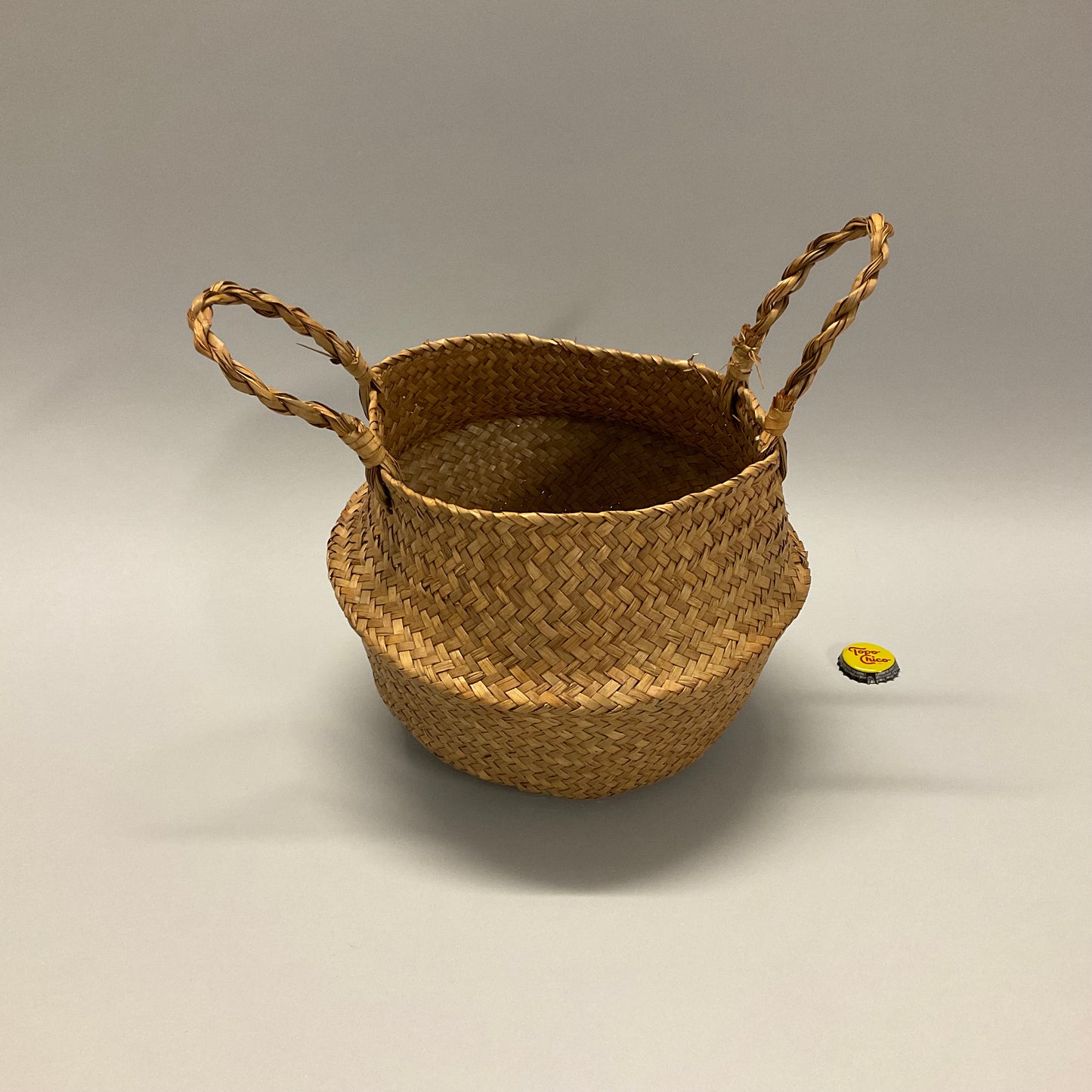 Woven Bow Basket with Handles