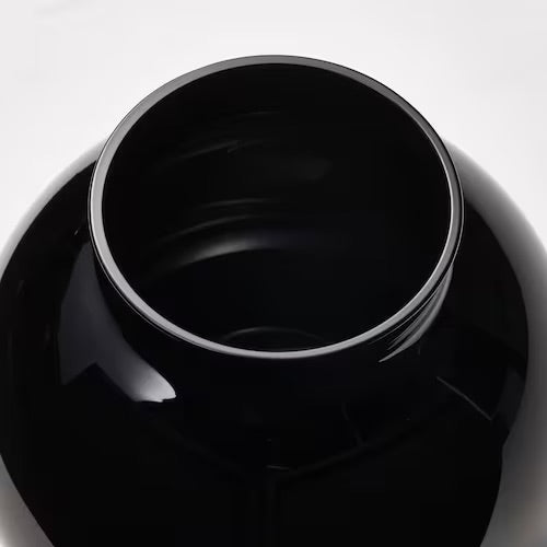 Black Glass Vase