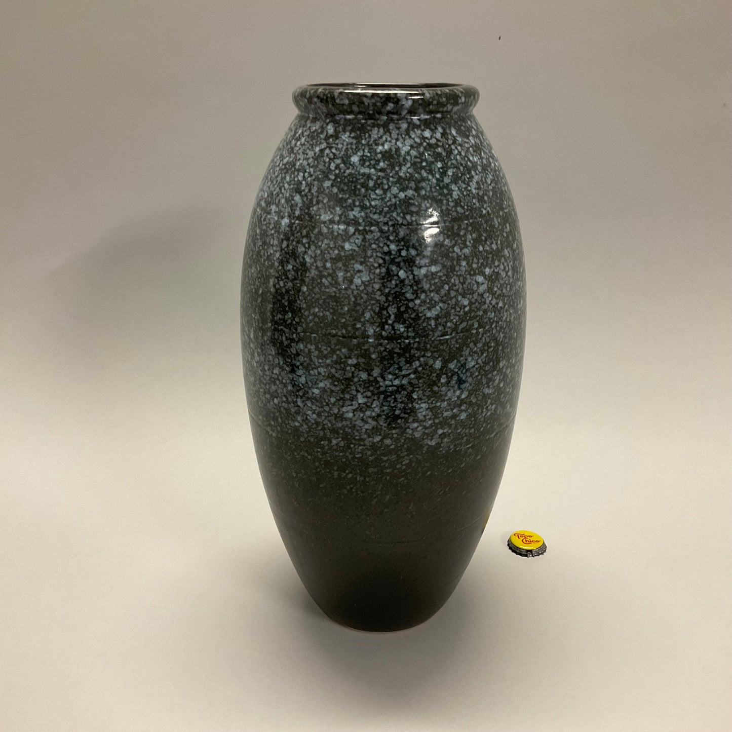Blue Speckled Vase
