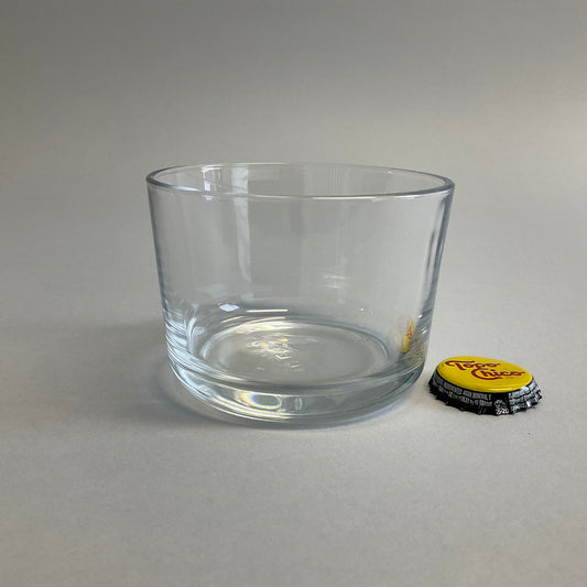 Short Clear Drinking Glass