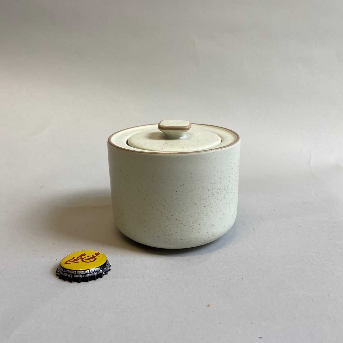 Beige Sugar Jar
