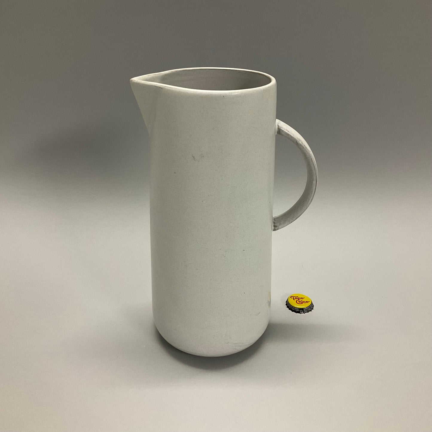 Gray Stoneware Pitcher