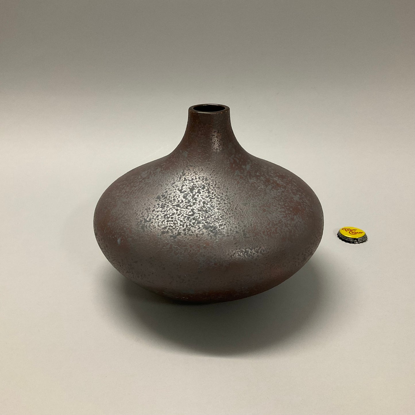 Brown Wide Bud Vase