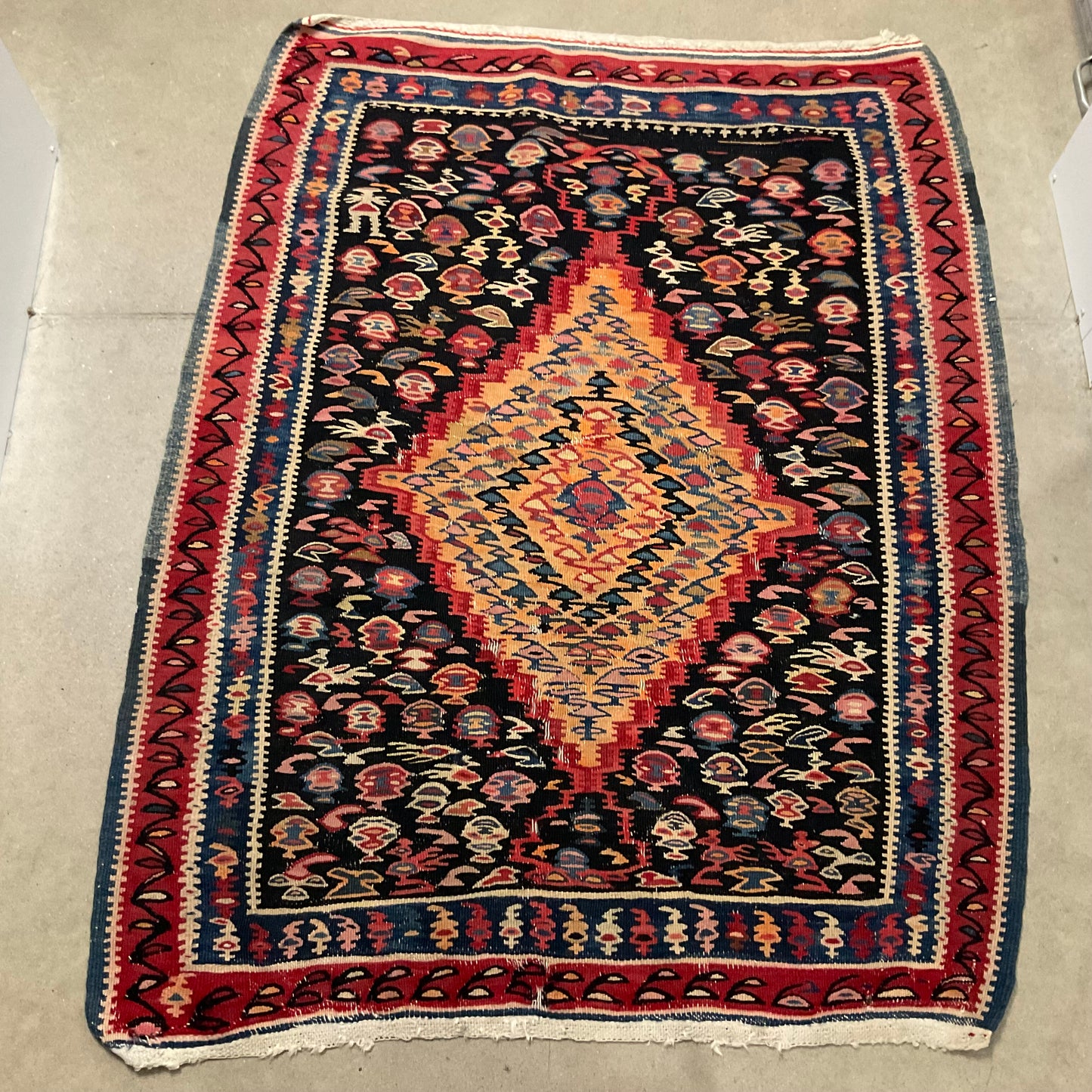 Red Patterned Rug