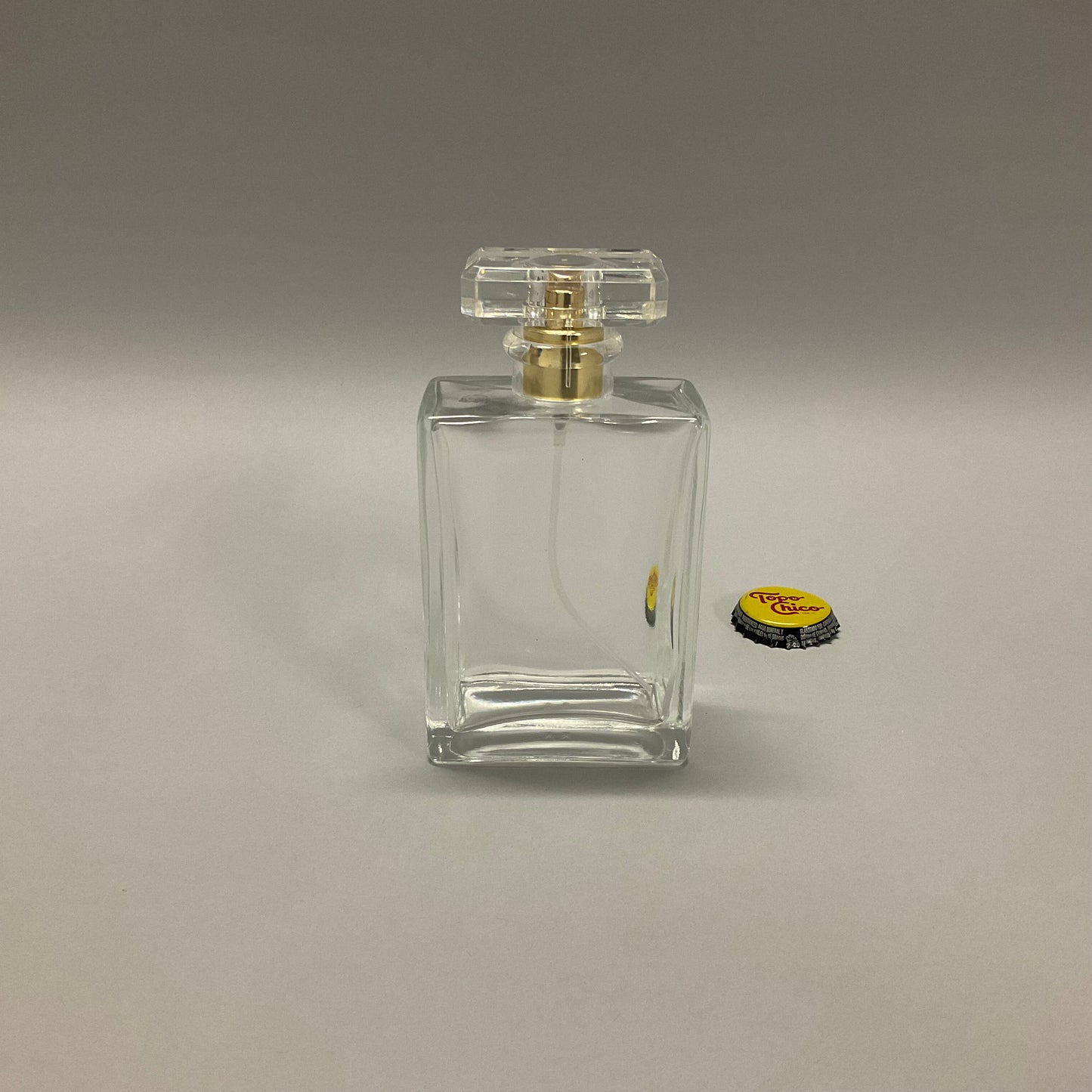 Clear Glass Perfume Bottle