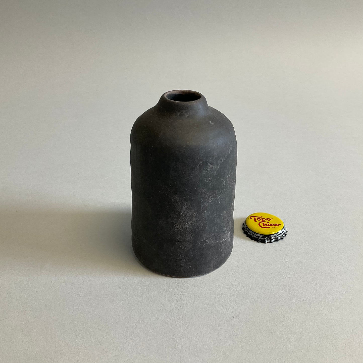 Black Ceramic Bud Vases