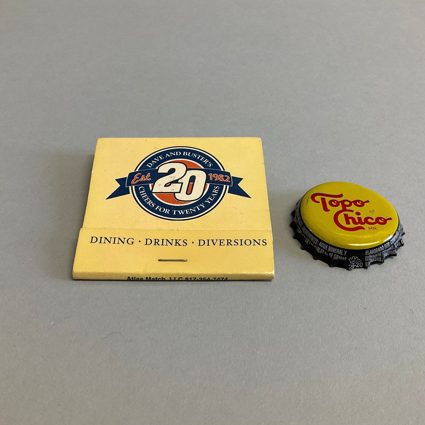 Dave and Buster’s Matchbook