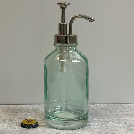 Oil Can Glass Soap Dispenser