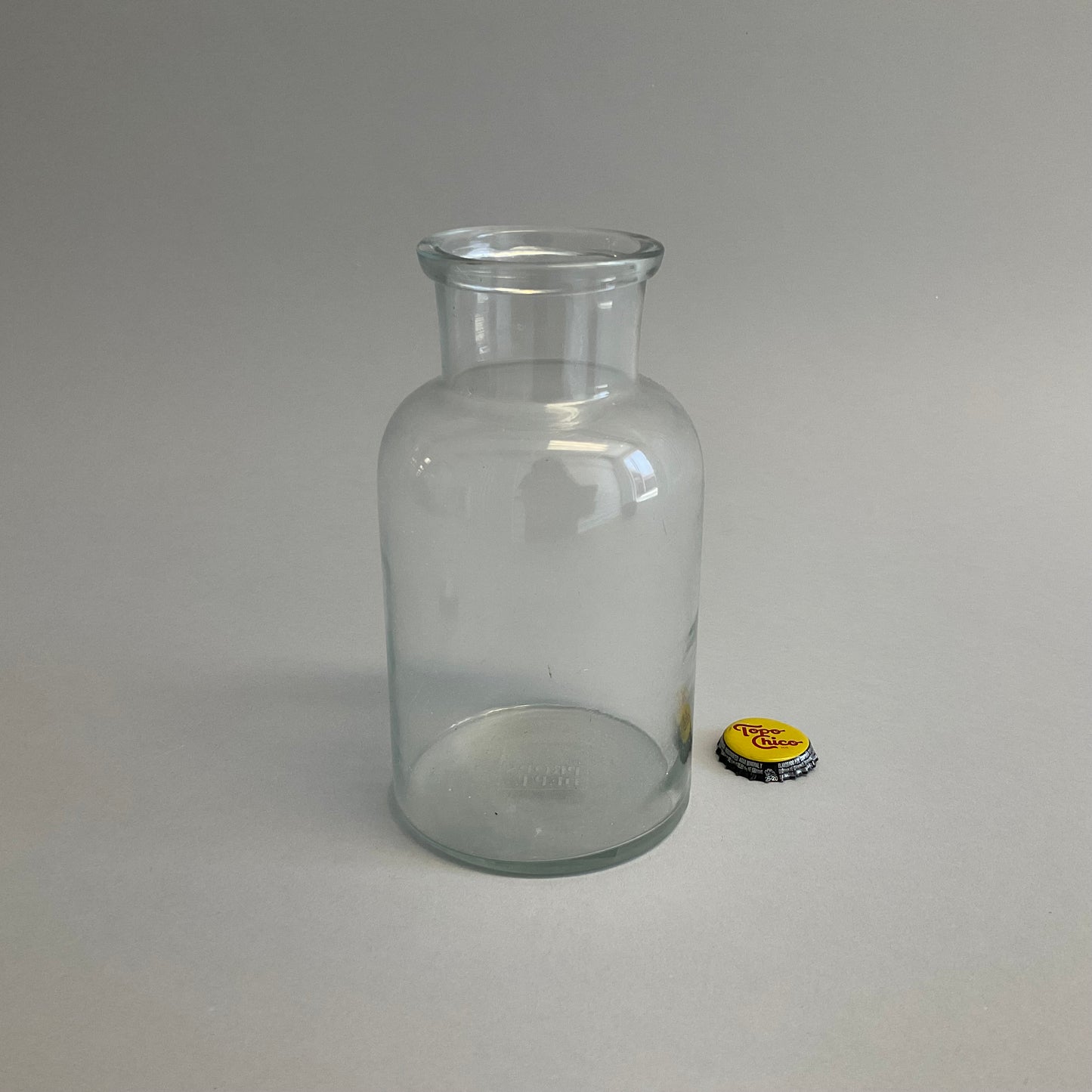 Broad Cuff Glass Bud Vase