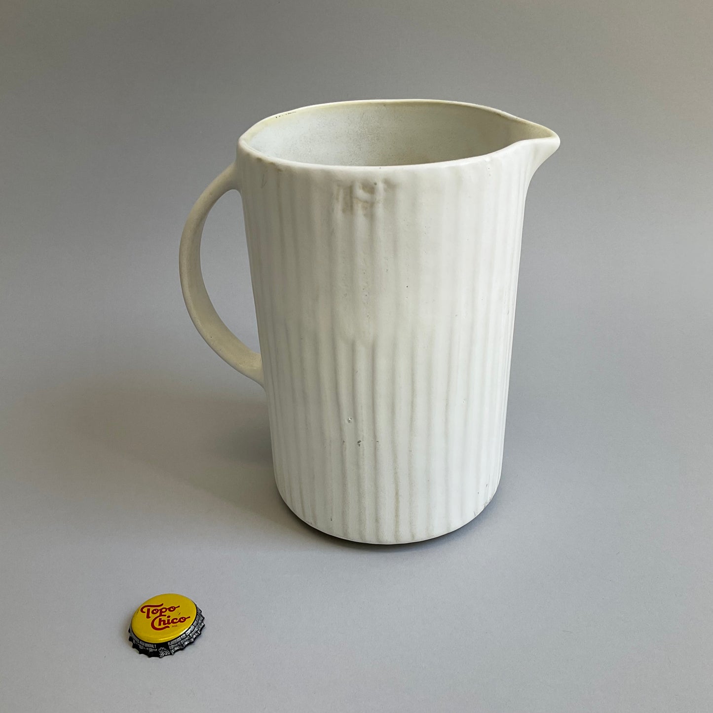 White Ceramic Pitcher