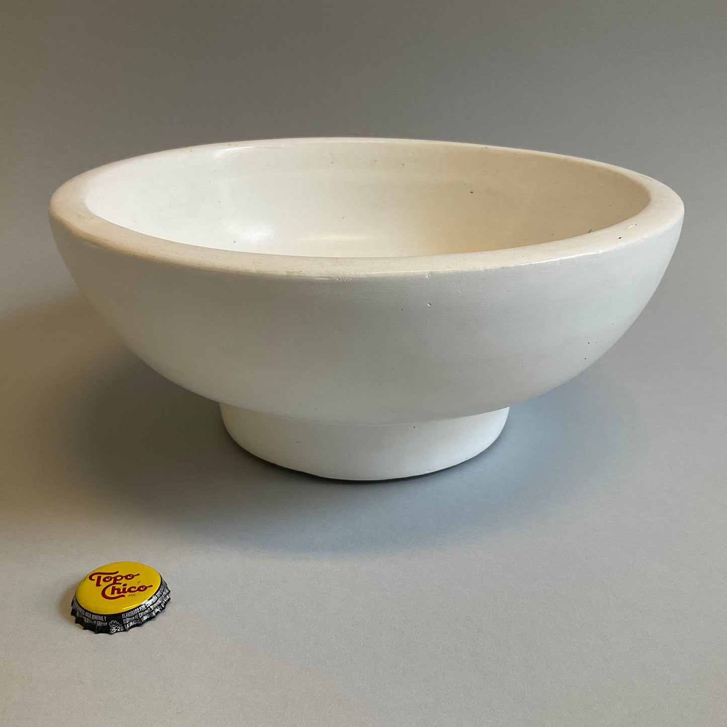 White Pedestal Bowl