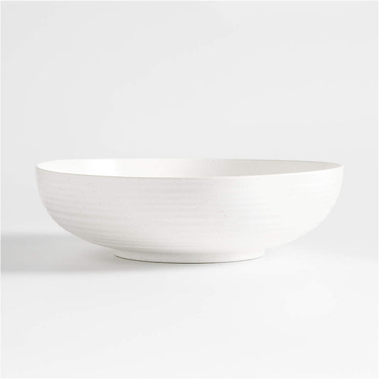 Speckled White Centerpiece Bowl