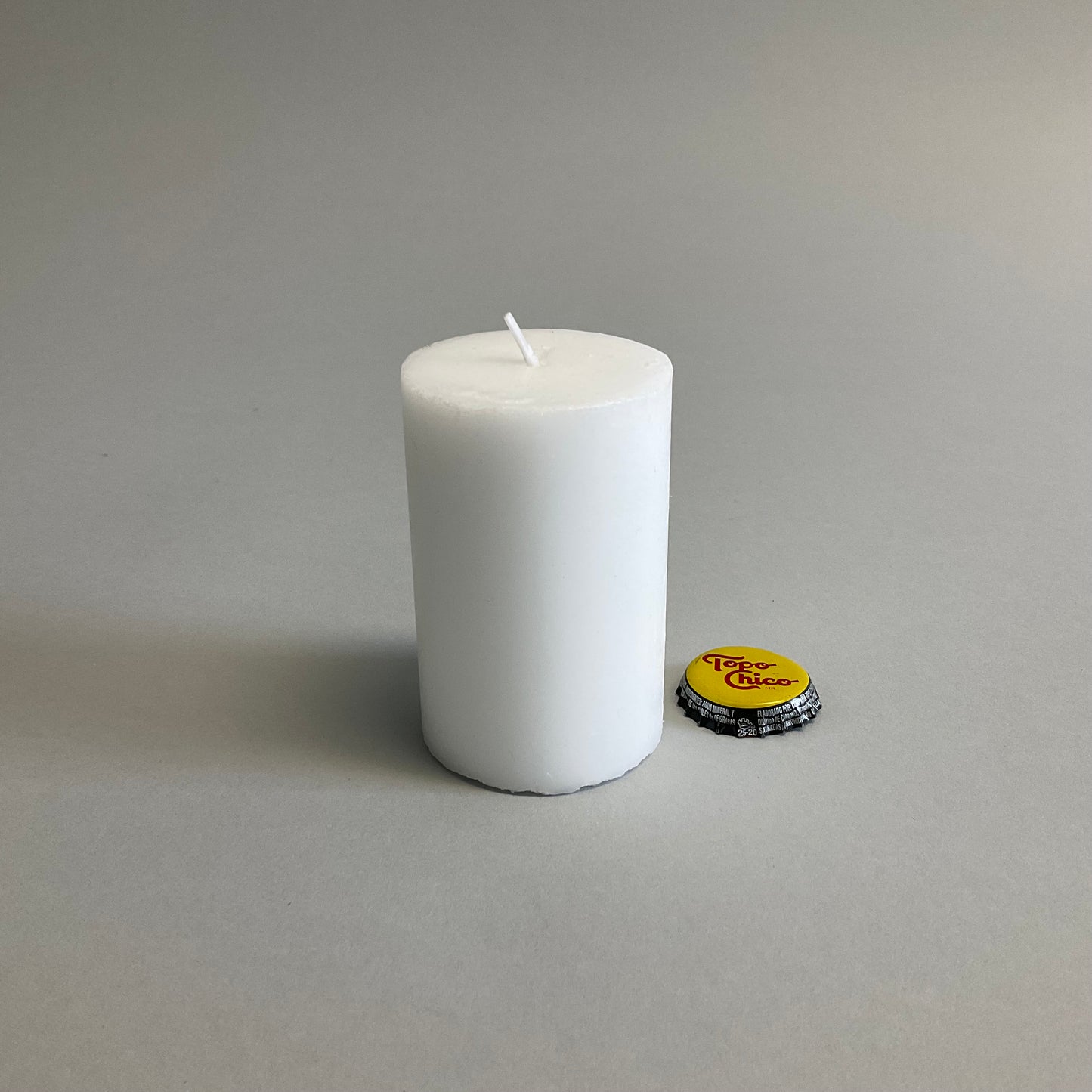 White Pillar Candle