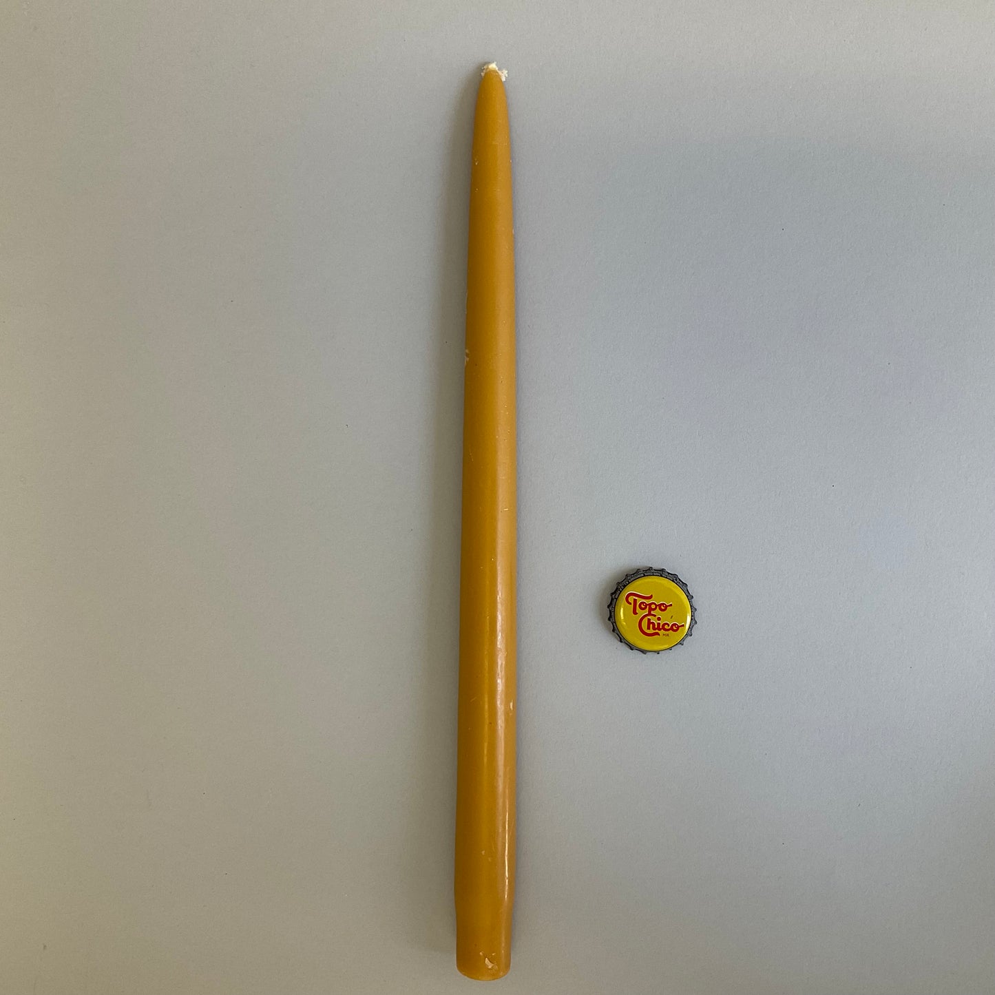 Mustard Taper Candle