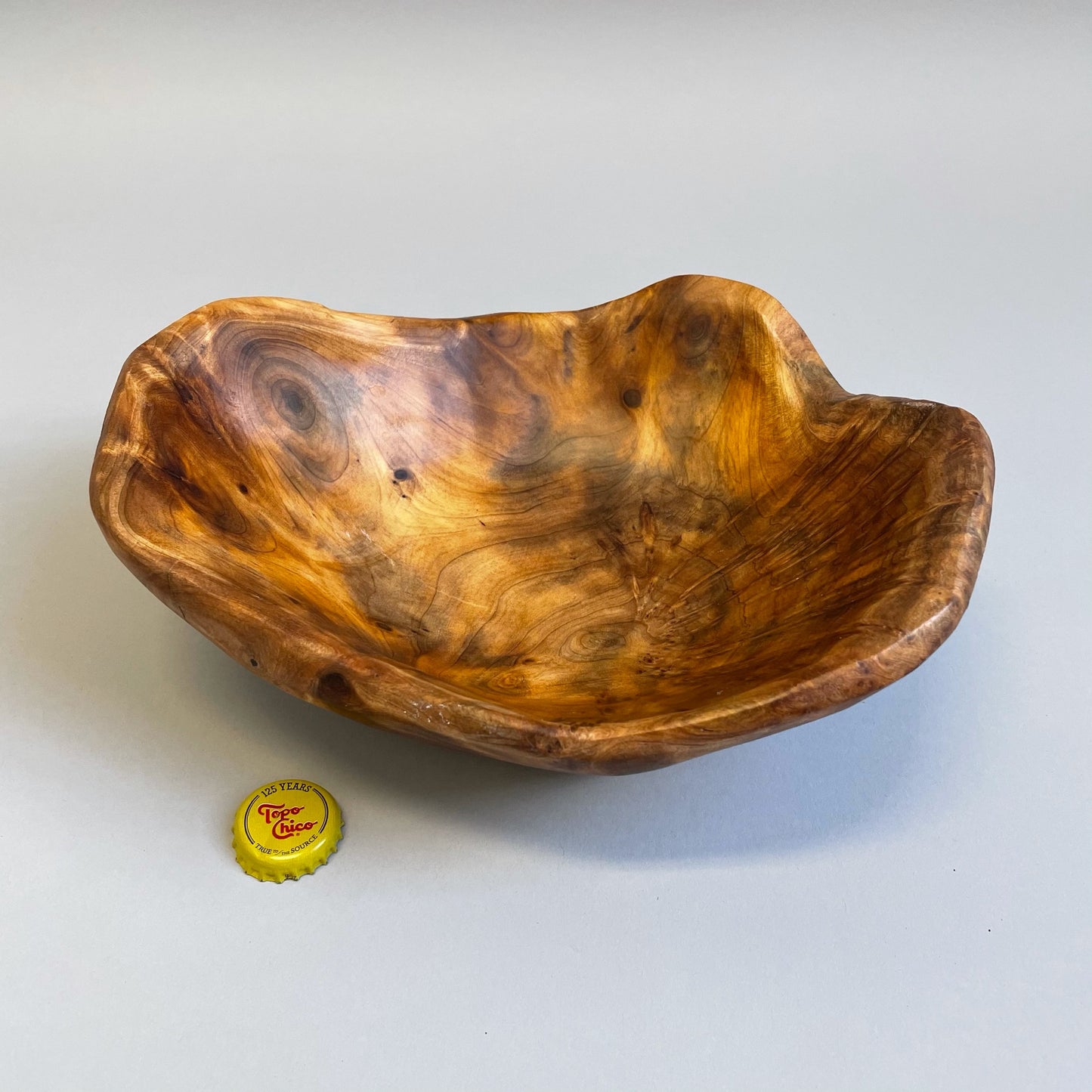Teak Burl Bowl