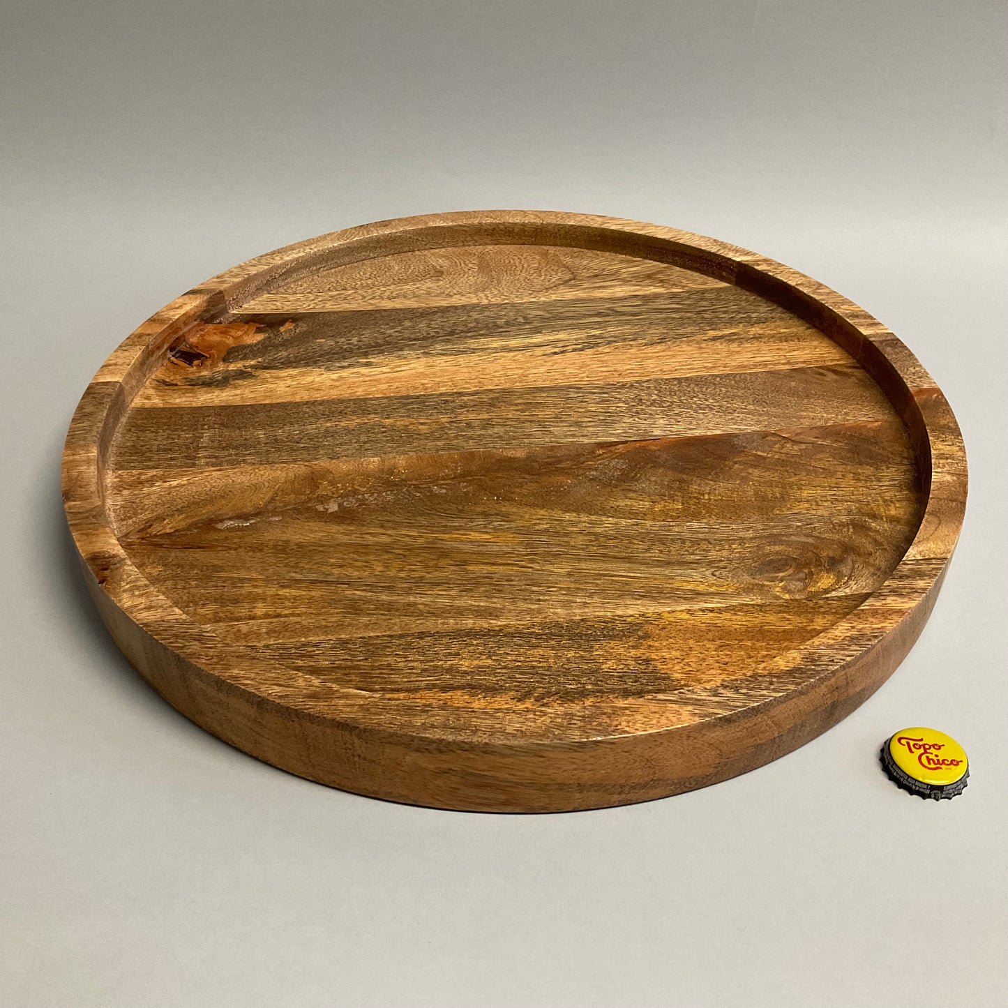 Round Wood Tray