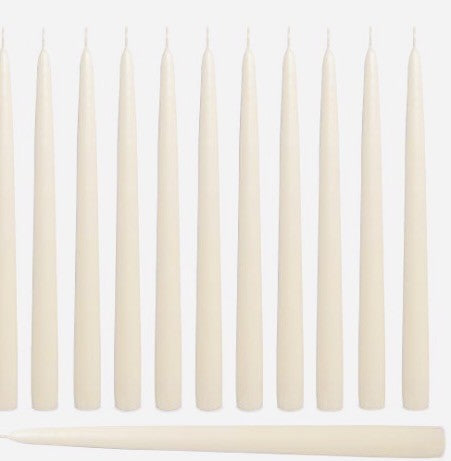 Ivory Taper Candles