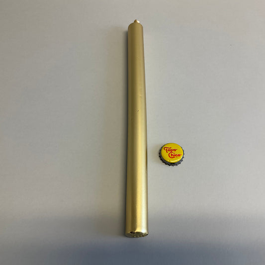Metallic Gold Taper Candle