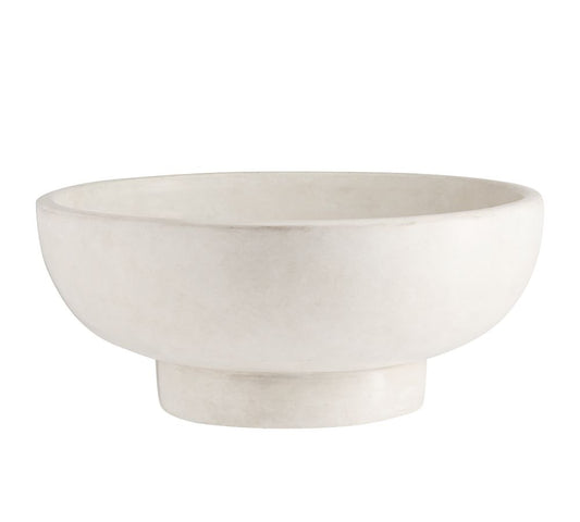 White Pedestal Bowl