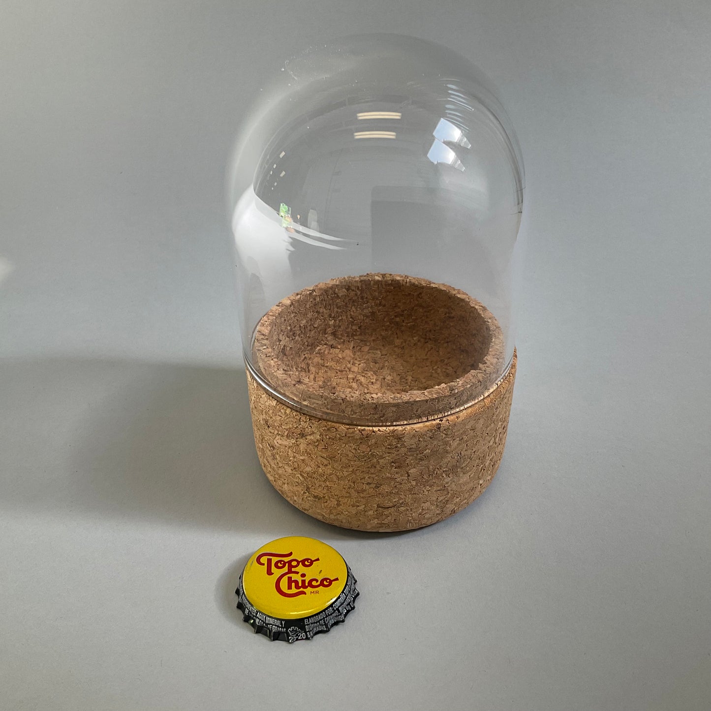 Glass Dome with Cork Base