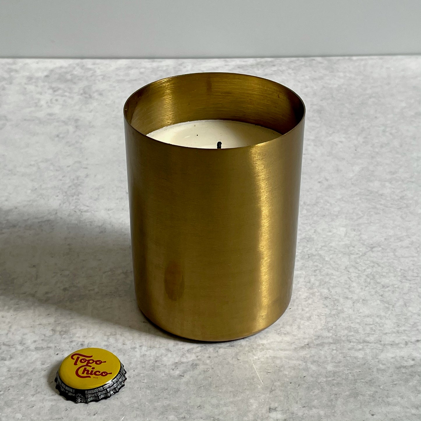 Gold Metal Candles