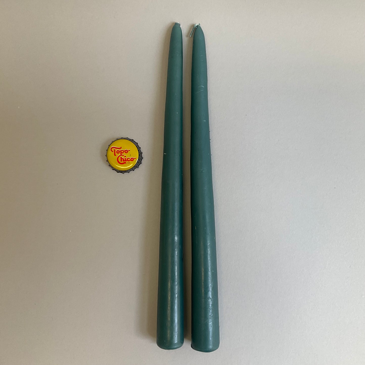 Green Taper Candles