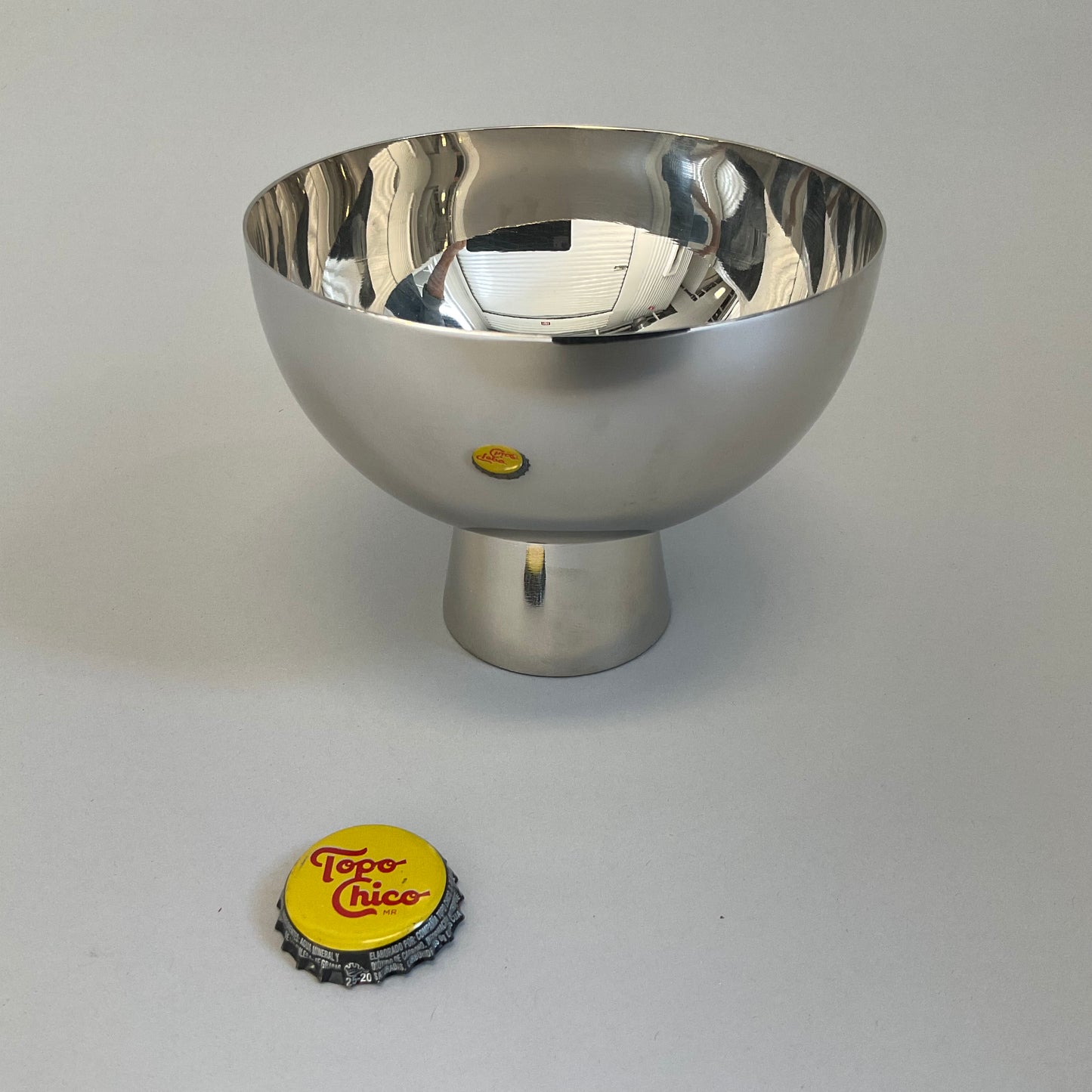 Metal Pedestal Bowl
