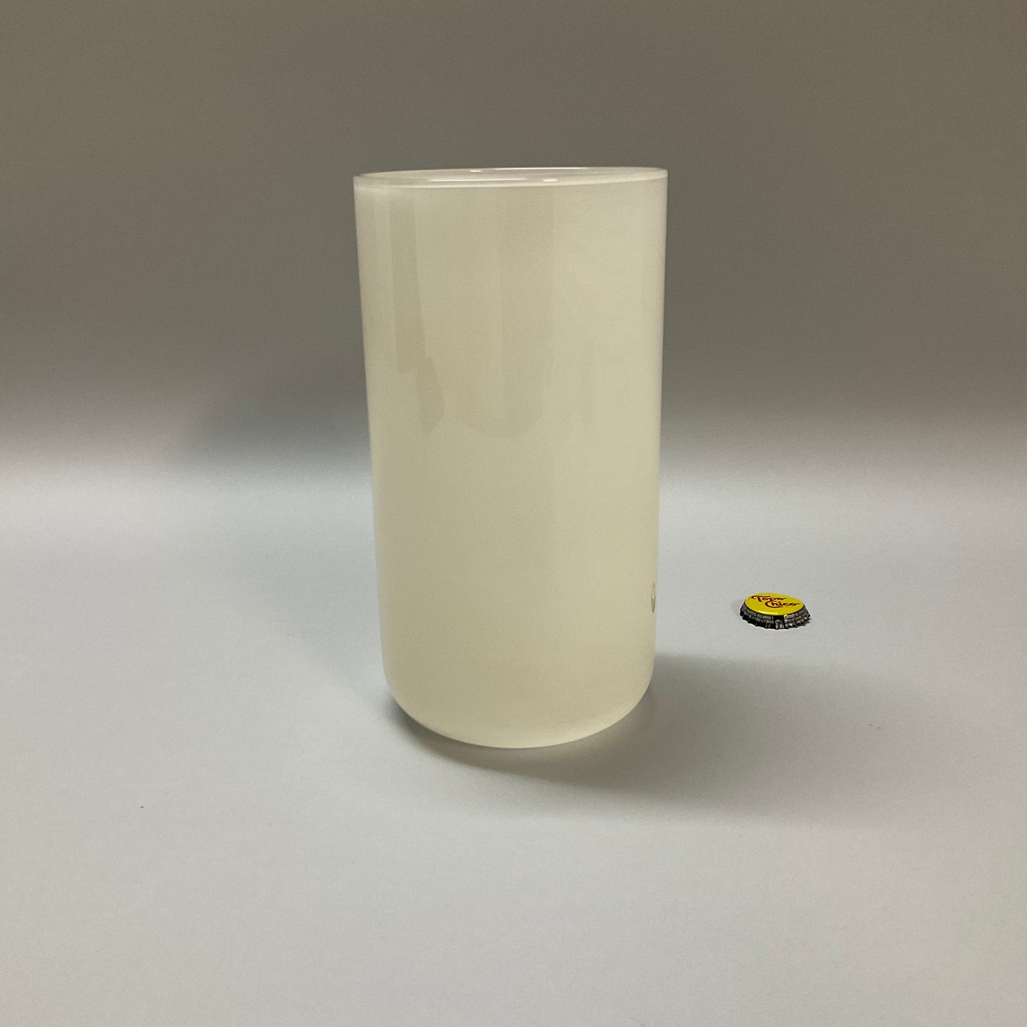 White Glass Vase