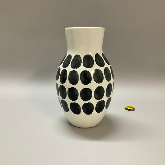 Black Dot Vase