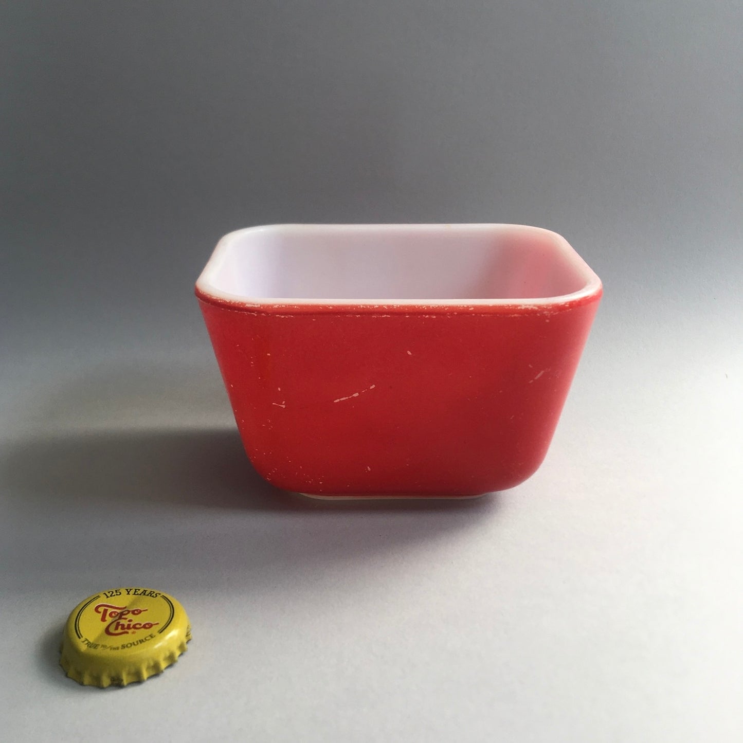 Small Red Rectangular Bowl