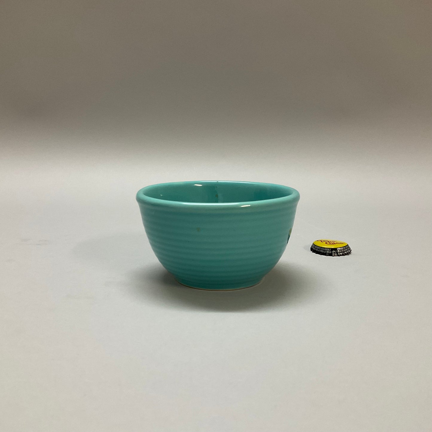 Turquoise Ribbed Bowls