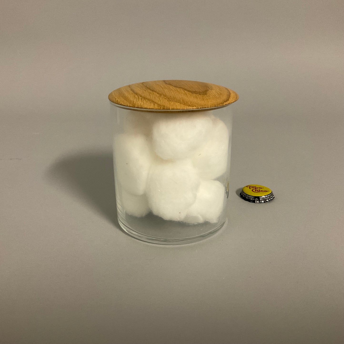 Wood Lid Glass Jars