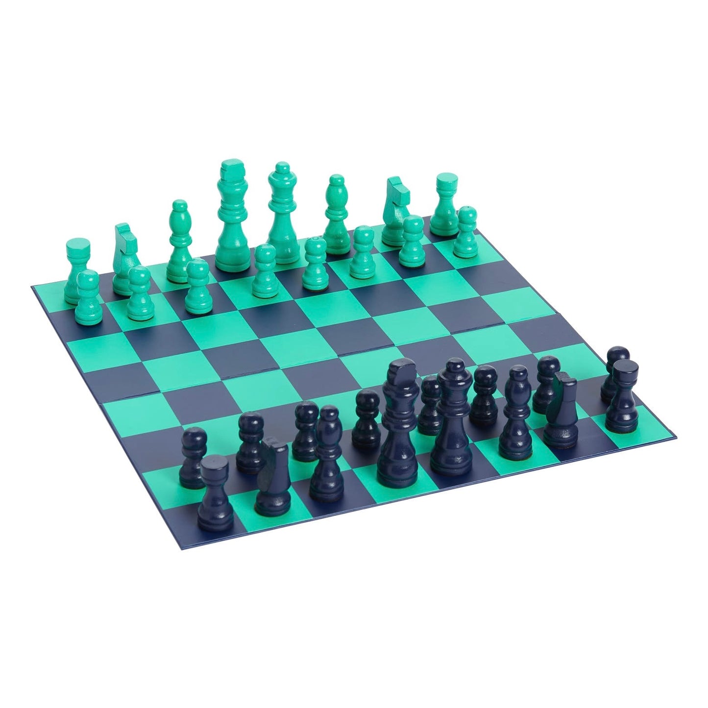 Green and Blue Chess Game